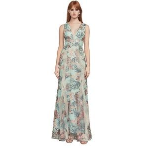 BCBG Brea Enchanted Forest Embroidered Gown